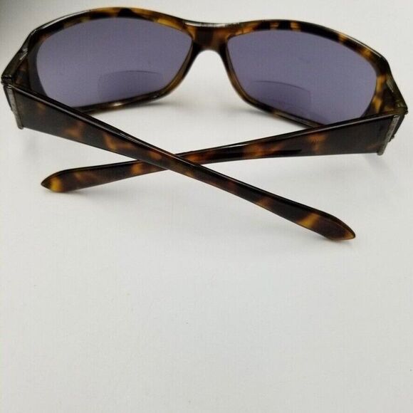 Calabria Sunglasses Readers Shades Glasses +200 RD 128 Brown Tortoise Case - Picture 10 of 11